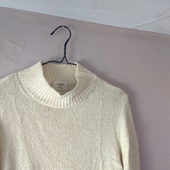 Wilfred Cream Chenille Mockneck - Picture 2 of 8